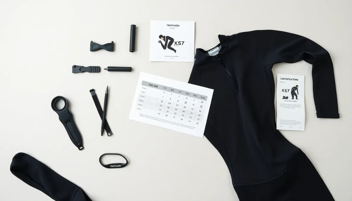 Présentation des accessoires et guides de sélection pour l'achat d'une combinaison de triathlon